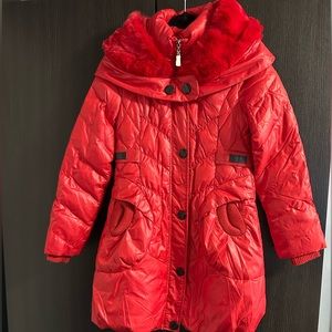 Puffer Coat real rabbit Fur